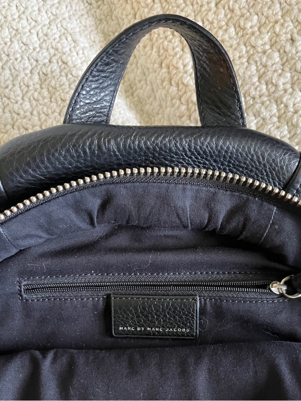 Marc By Marc Jacobs Black Leather Backpack - Picture 7 of 7